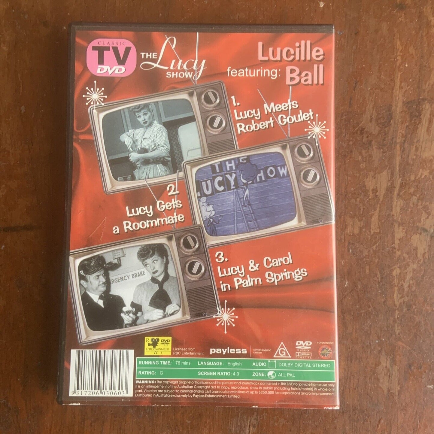 DVD THE LUCY SHOW VOL 5 3 Hilarious Episodes Slapstick Comedy Lucille Ball NEW