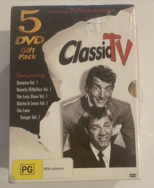DVD X5 Classic TV Boxset BONANZA Martin & Lewis Lucy Show Lane Ranger Sealed NEW