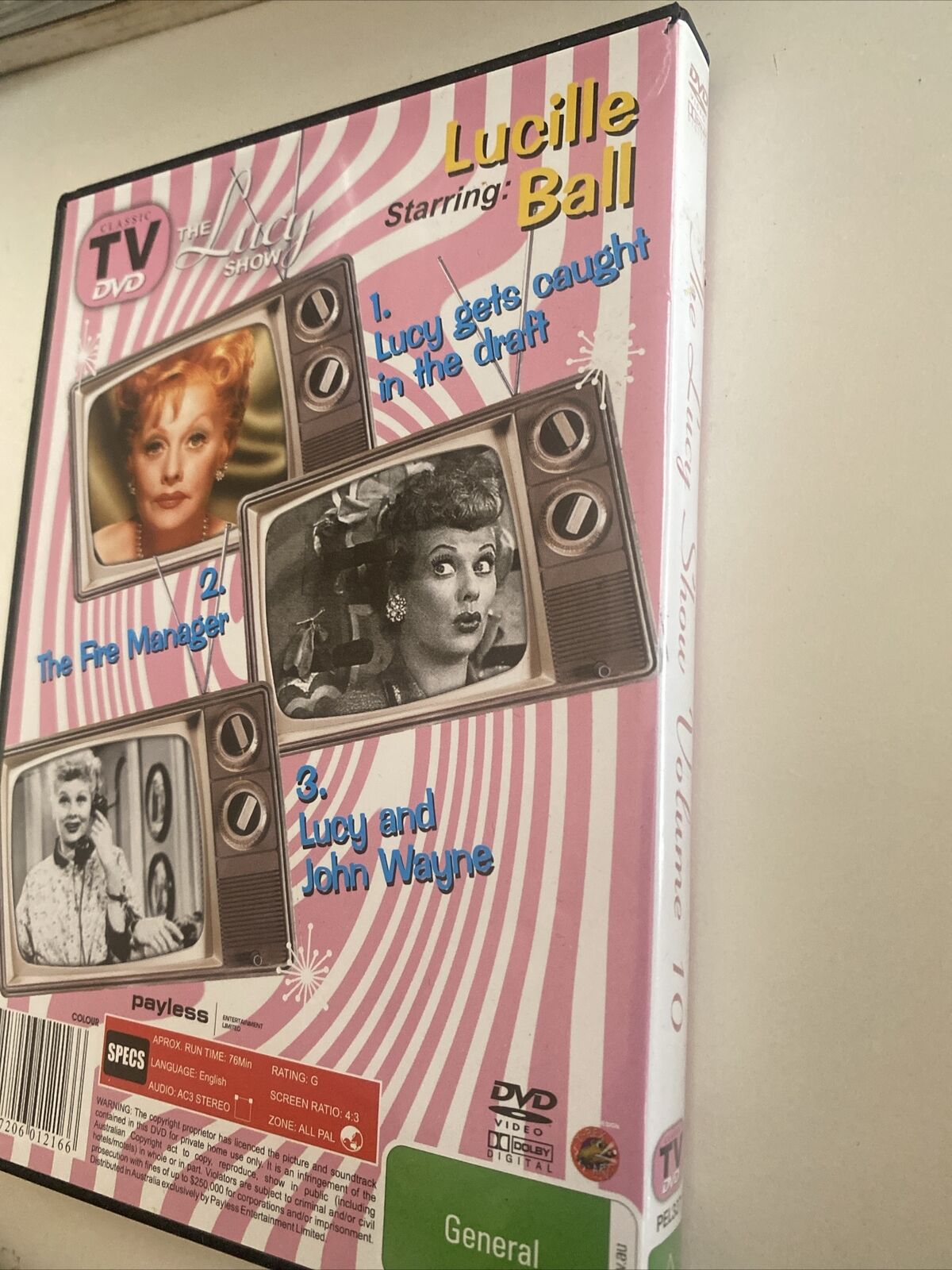 DVD THE LUCY SHOW VOL 10 Slapstick Comedy Lucille Ball 3 Hilarious Episodes Open