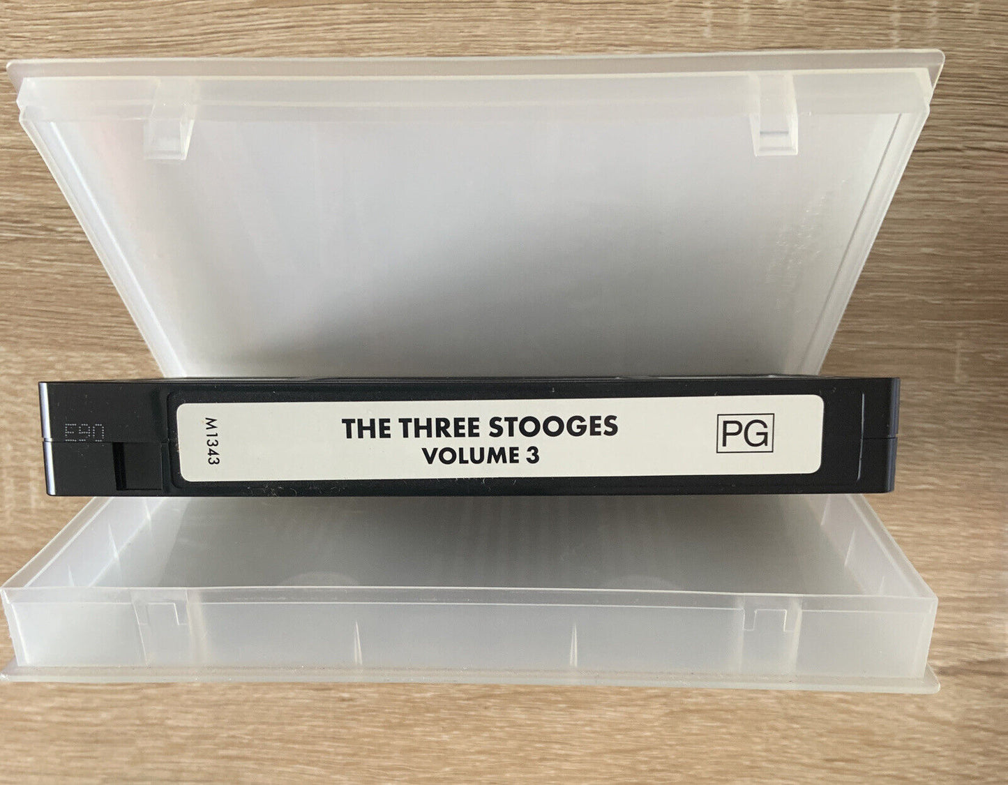 VHS THE THREE STOOGES Volume 3 5 Episodes 90 Min Larry Curly Moe Video Tape