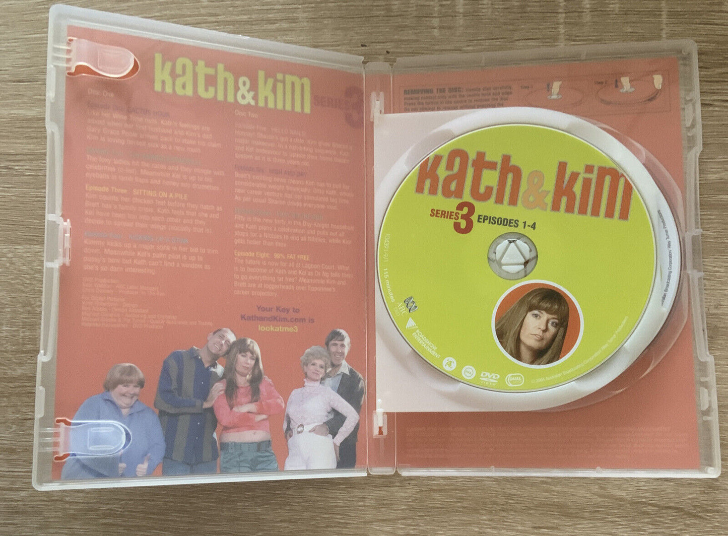 DVD KATH & KIM Series 3 2004 R4 Jane Turner Gina Riley Australian TV 2 Disc Set