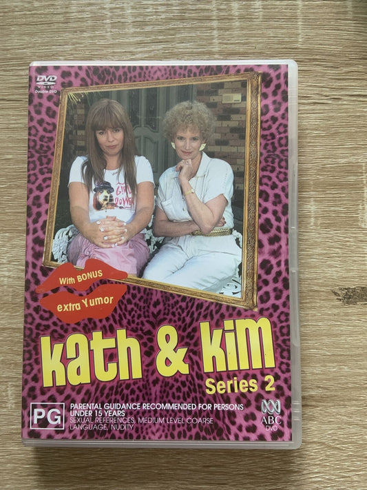 DVD KATH & KIM Season 2 ABC TV Series BONUS Yumor Cult Aussie Comedy 2 Disc Set