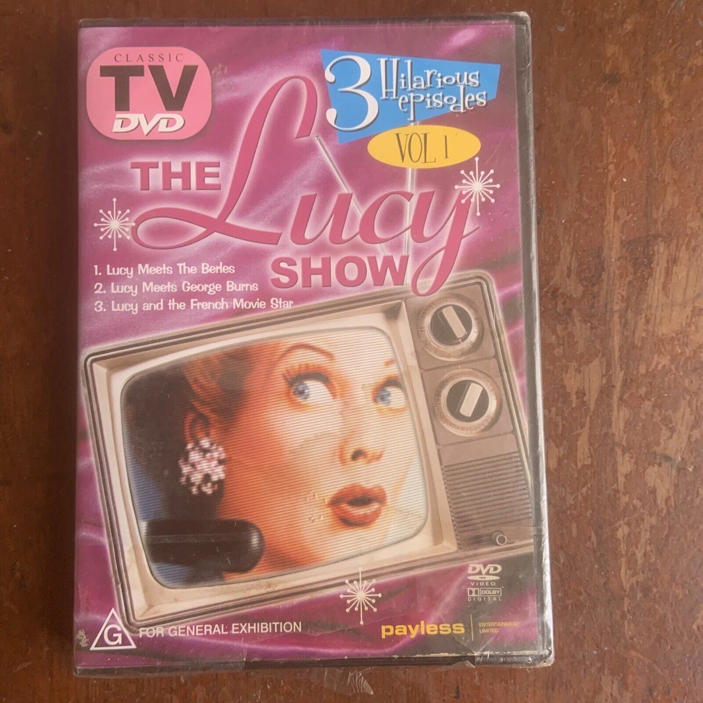DVD THE LUCY SHOW VOL 1 3 Hilarious Episodes Slapstick Comedy Lucille Ball NEW