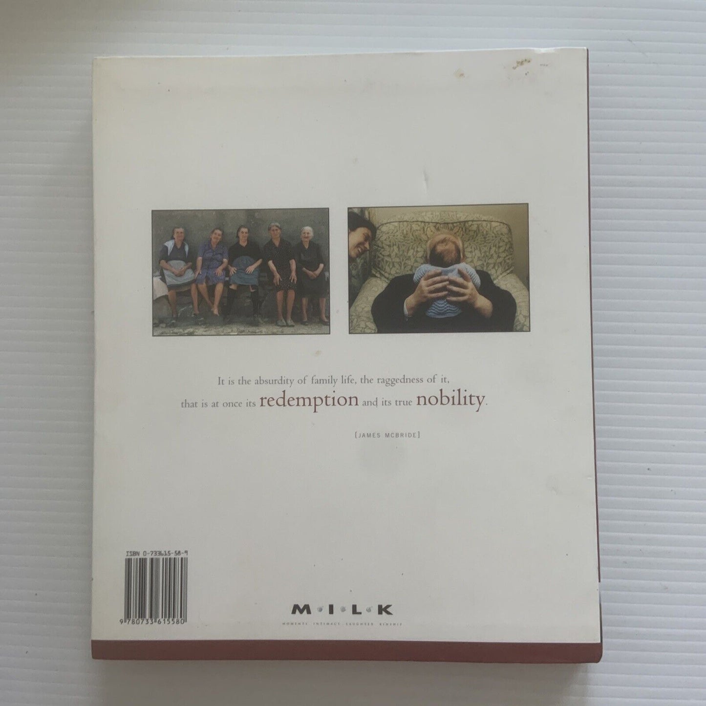 PB M I L K Family Moments of Intimacy Laughter Kinship James McBride 2002 NEW