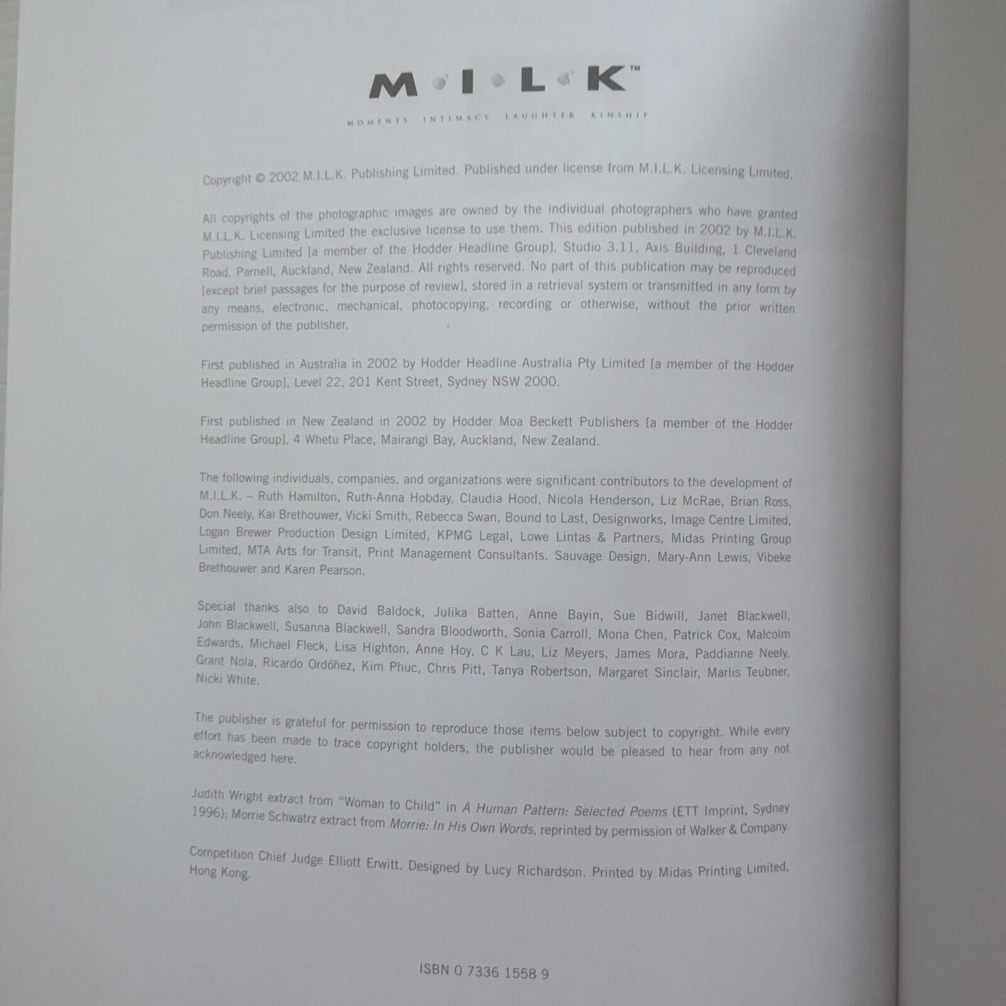 PB M I L K Family Moments of Intimacy Laughter Kinship James McBride 2002 NEW