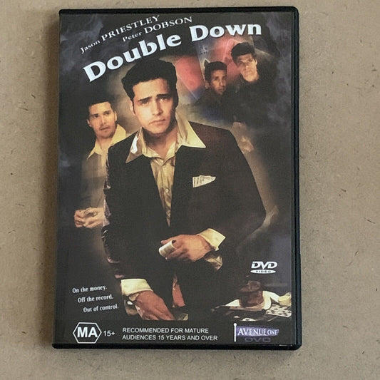 DVD DOUBLE DOWN Movie Jason Priestly Drama 2000 Intrigue 93 Mins Region All