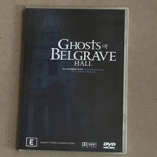 DVD Ghosts of Belgrave Hall R4 Investigation Paranormal Ghosts Poltergeists NEW