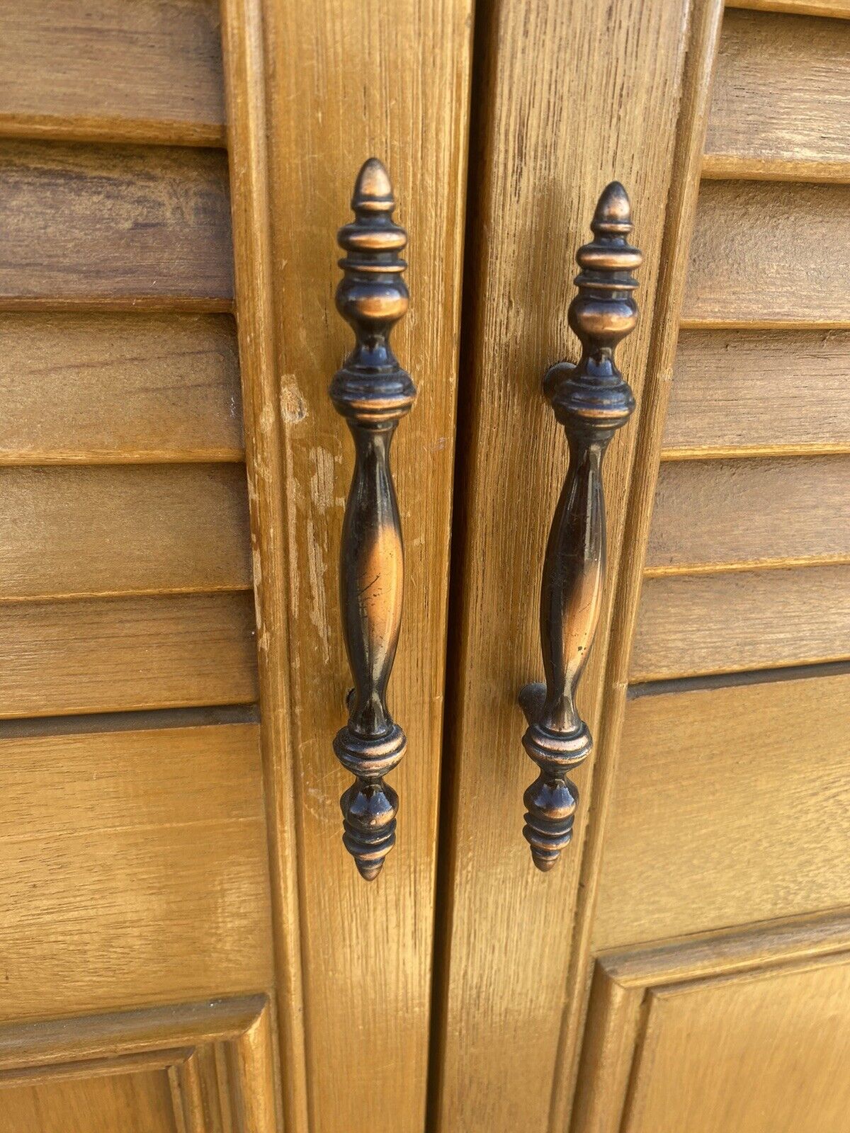 4 x French Louvre Door 203x52cm Wood Bifold Louvres Shutters Wainscoting Hampton