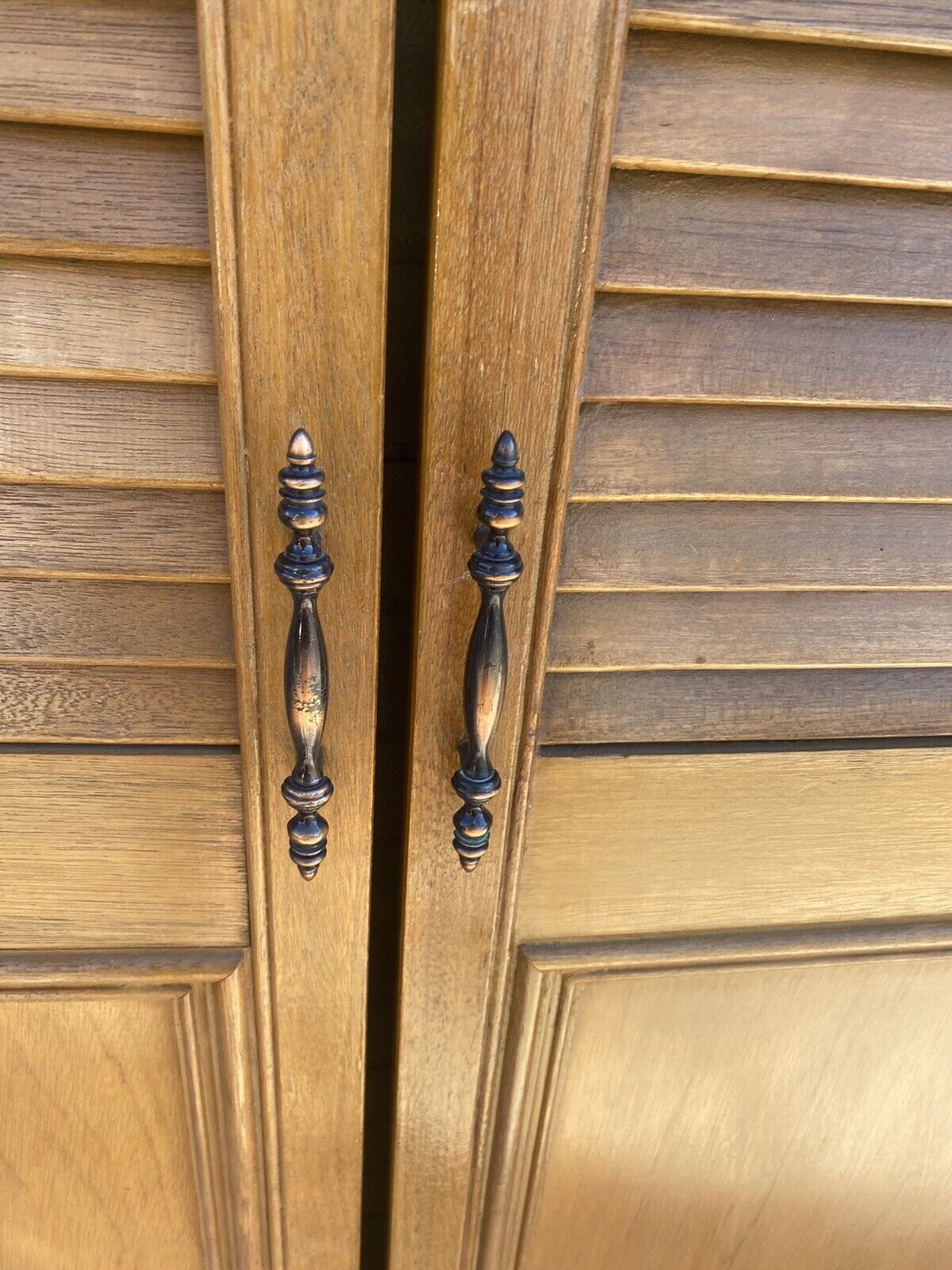 4 x French Louvre Door 203x52cm Wood Bifold Louvres Shutters Wainscoting Hampton
