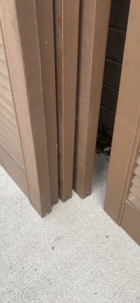 1 x 204x72cm Louvre Door Sliders Bifolds Room Divider Doors Louvres Last One