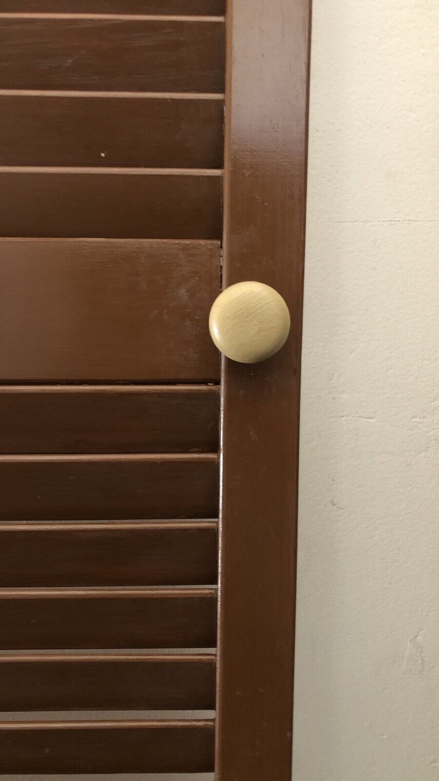 1 x Rustic Louvre Cupboard Door 174 x 46cm Timber Open Vent Hardware Louvres A87