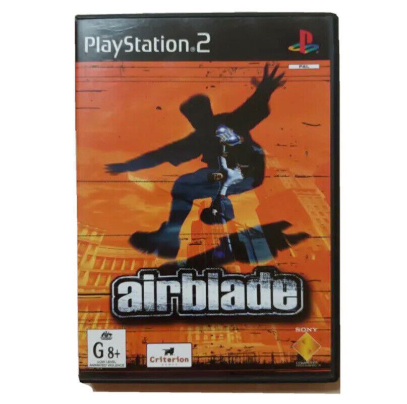 PlayStation 2 AIRBLADE Sony PS2 Game PAL 8+ Manual Included Stunts Air Blade
