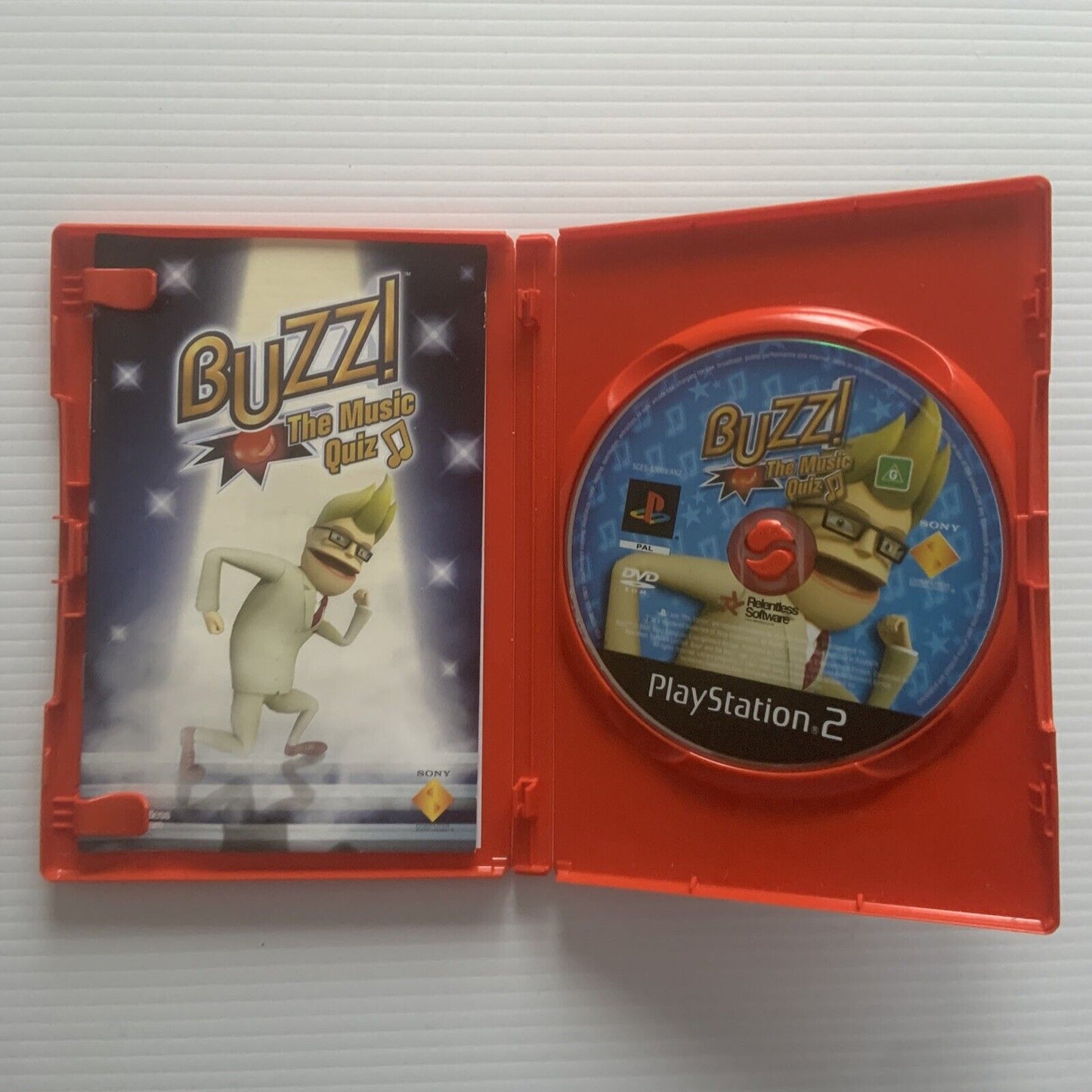 Playstation 2 BUZZ THE MUSIC QUIZ Sony PS2 Video Games PAL BUZZ!