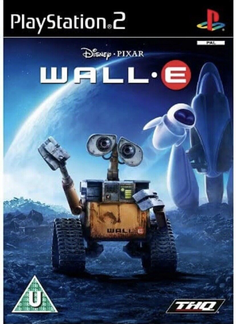 PlayStation 2 WALL.E Disney Pixar Animation PS2 THQ Robot Adventure G Wall E