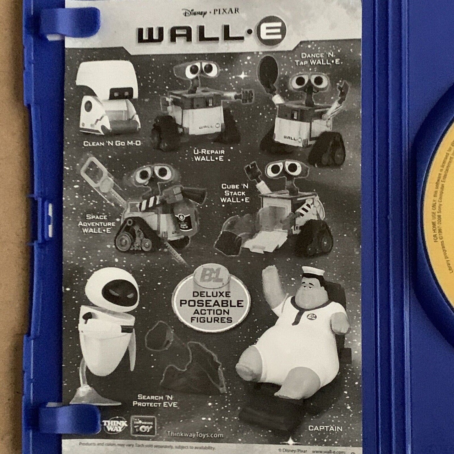 PlayStation 2 WALL.E Disney Pixar Animation PS2 THQ Robot Adventure G Wall E