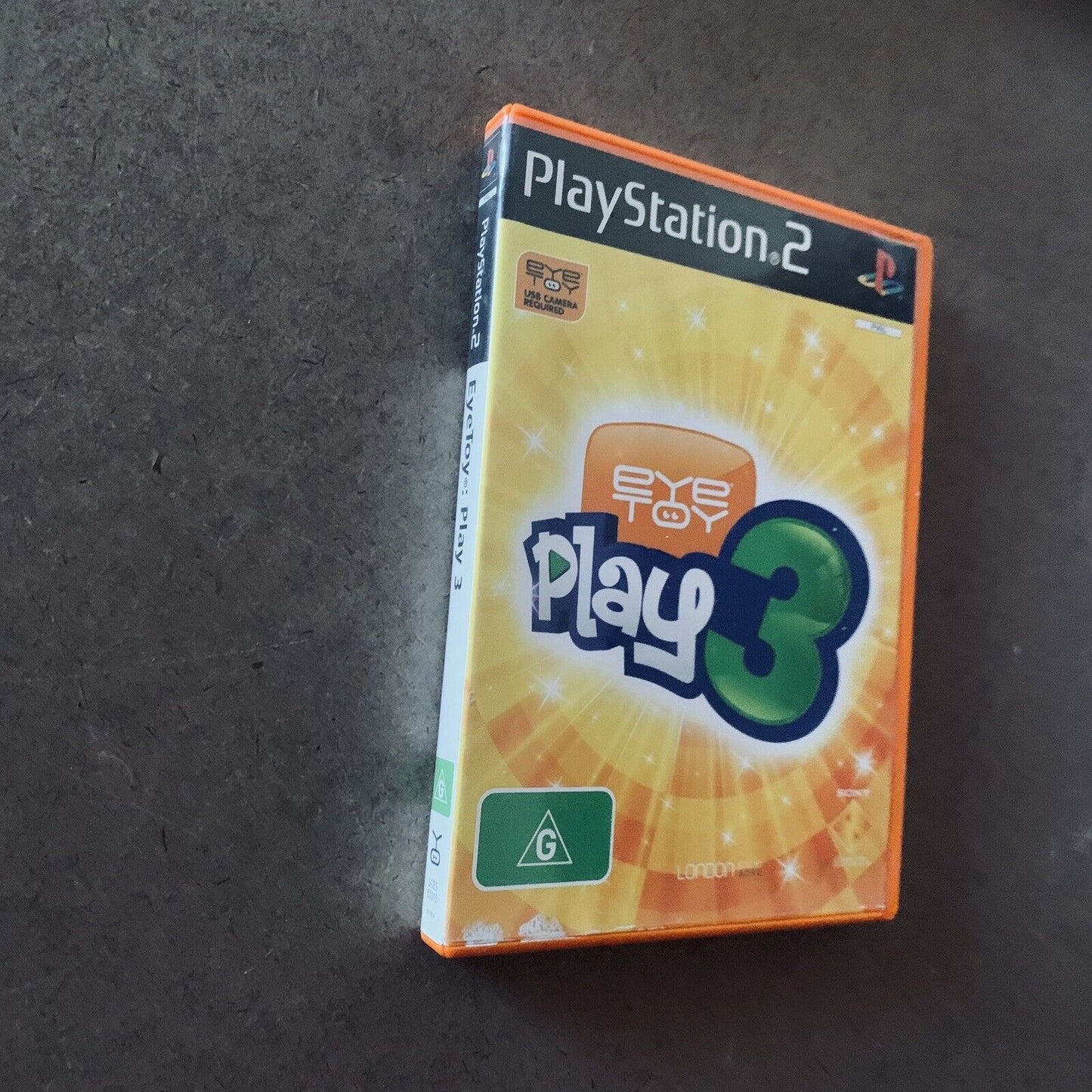 PlayStation 2 EYE TOY PLAY 3 PS2 GAME W Manual Eye Toy & ISB Camera Required