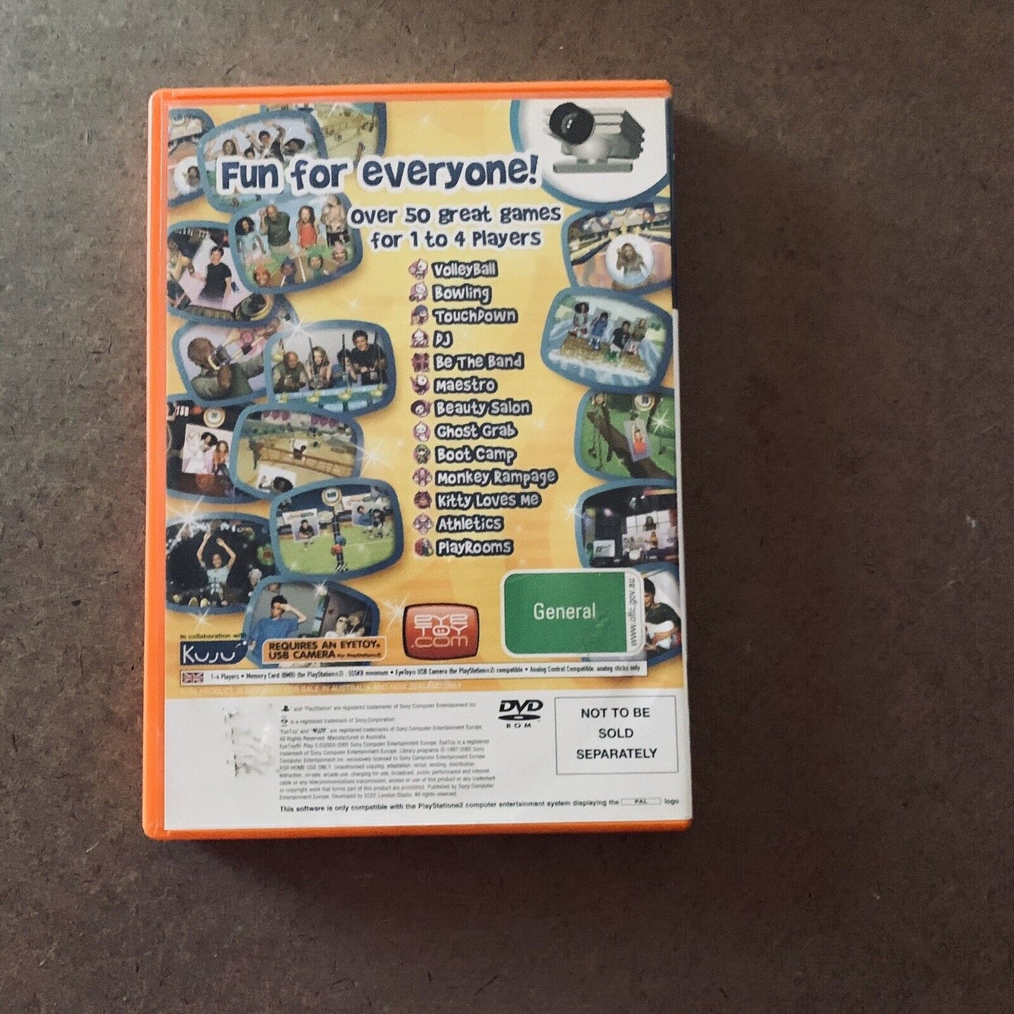 PlayStation 2 EYE TOY PLAY 3 PS2 GAME W Manual Eye Toy & ISB Camera Required