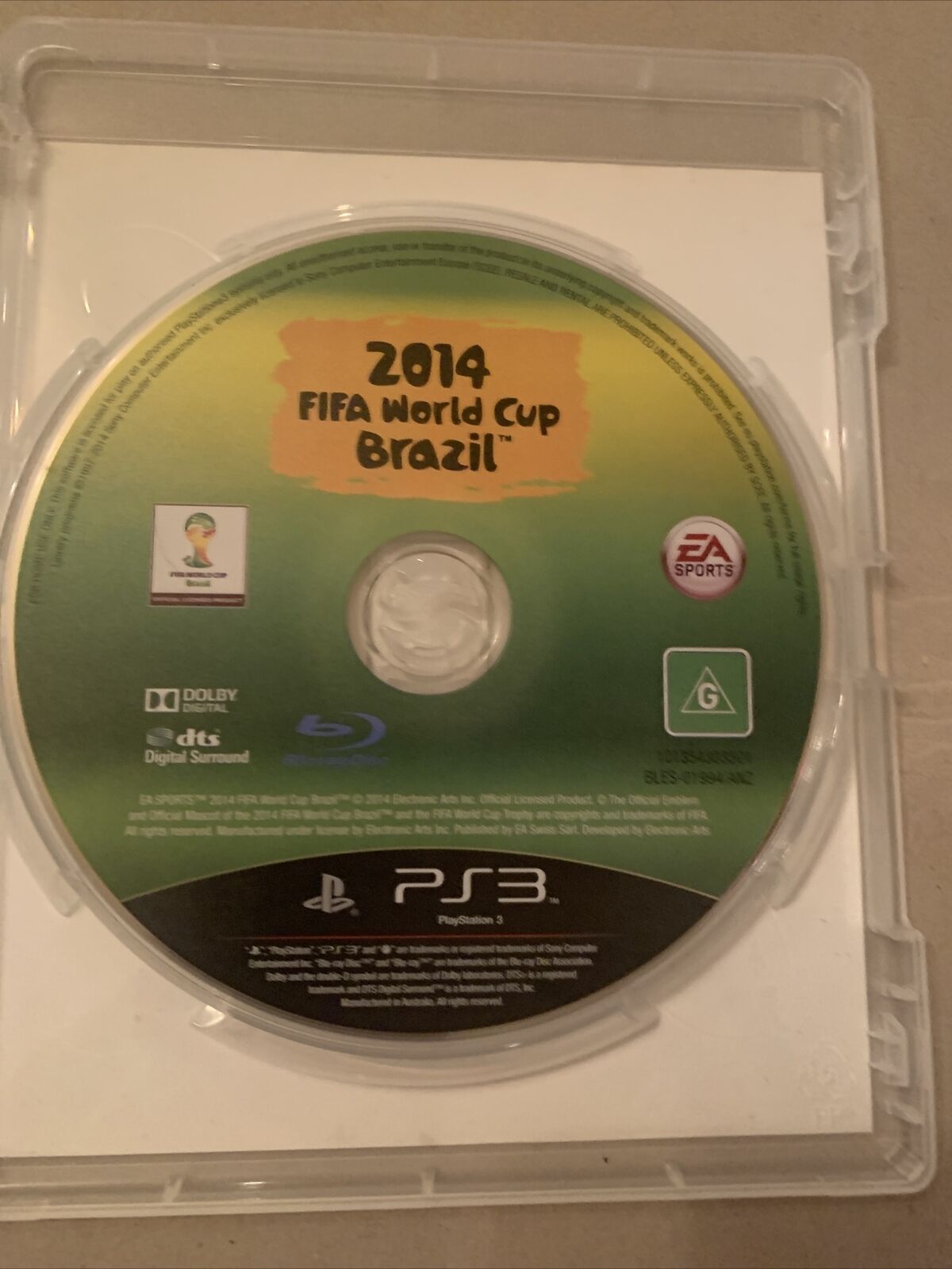 PlayStation 3 2014 FIFA World Cup Brazil PS3 Sony Soccer Football + Manual