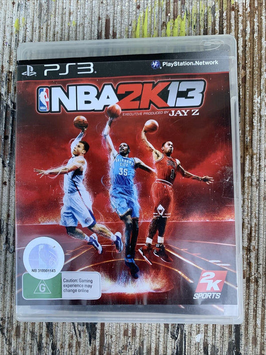 PlayStation 3 NBA 2K13 Sports PS3 Basketball Game Complete W Manual By Jay Z NEW