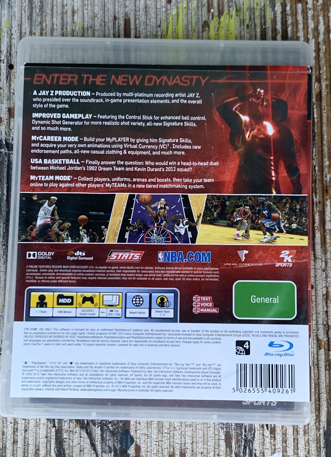 PlayStation 3 NBA 2K13 Sports PS3 Basketball Game Complete W Manual By Jay Z NEW