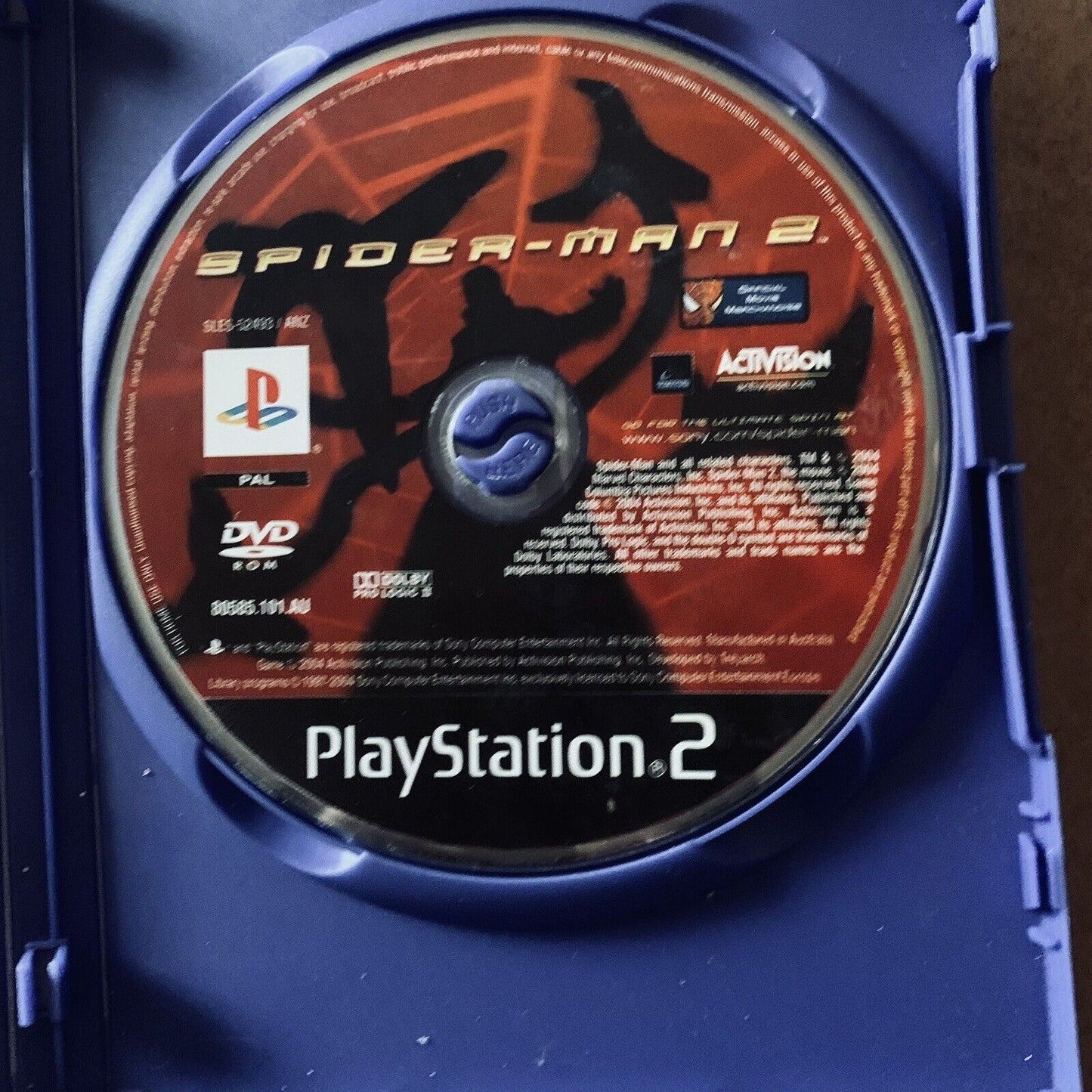 Playstation 2 SPIDER MAN 2 PS2 2004 PAL SpiderMan New York SuperHero Activision