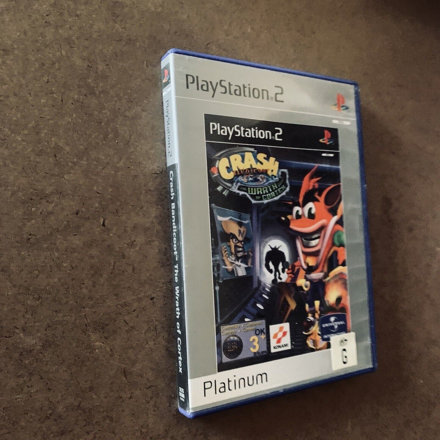 PlayStation 2 CRASH BANDICOOT The Wrath of Cortex Platinum PS2 Animated Game