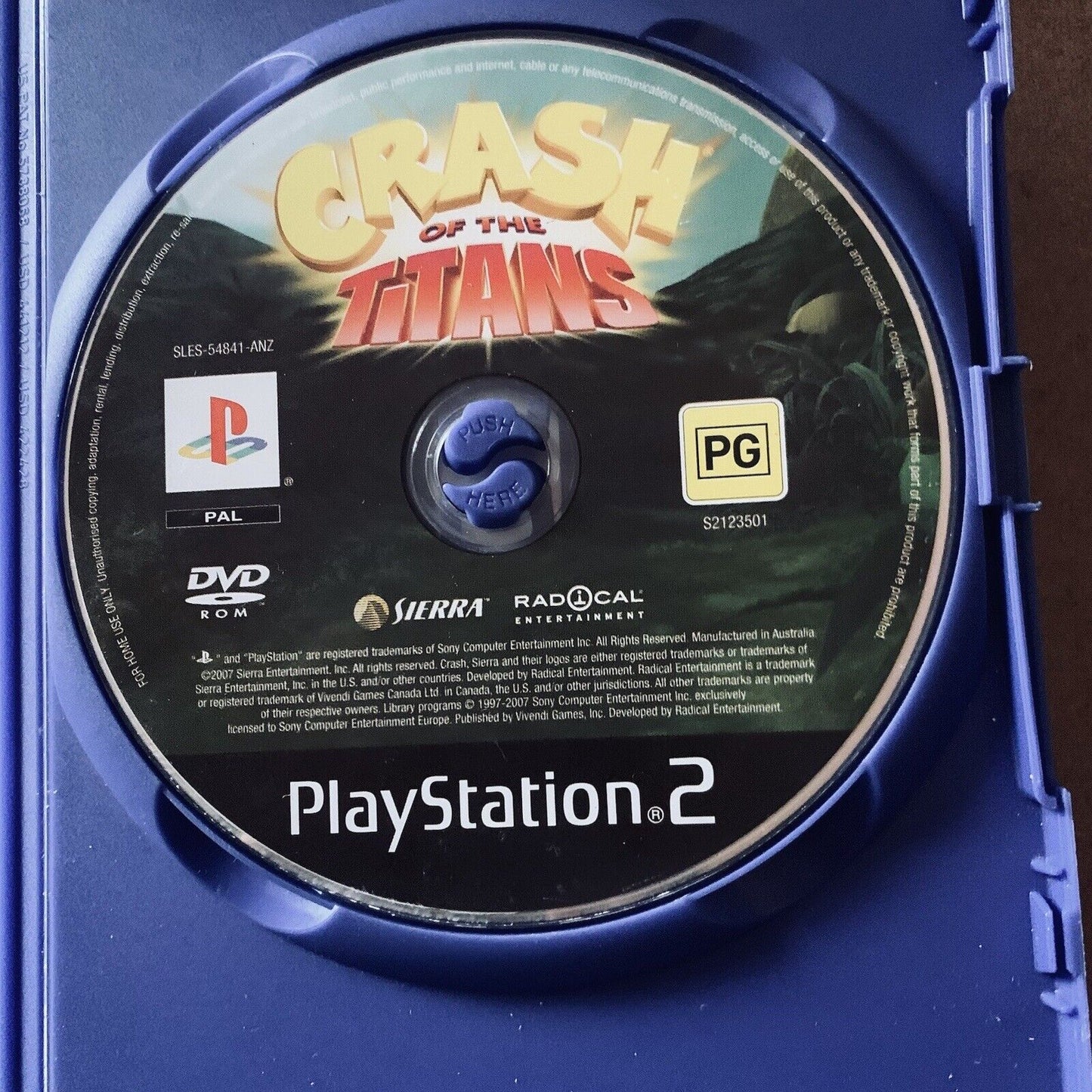 PlayStation 2 CRASH BANDICOOT The Wrath of Cortex Platinum PS2 Animated Game