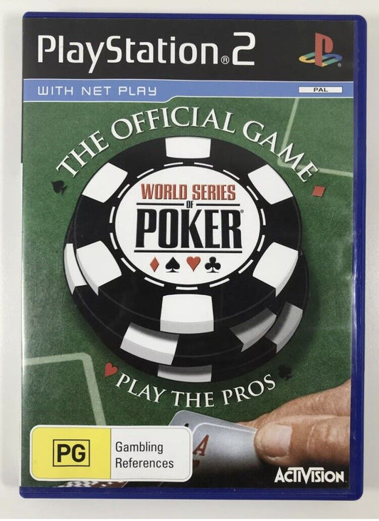 PlayStation 2 World Series of Poker The Official Game PS2 + Manual 2005