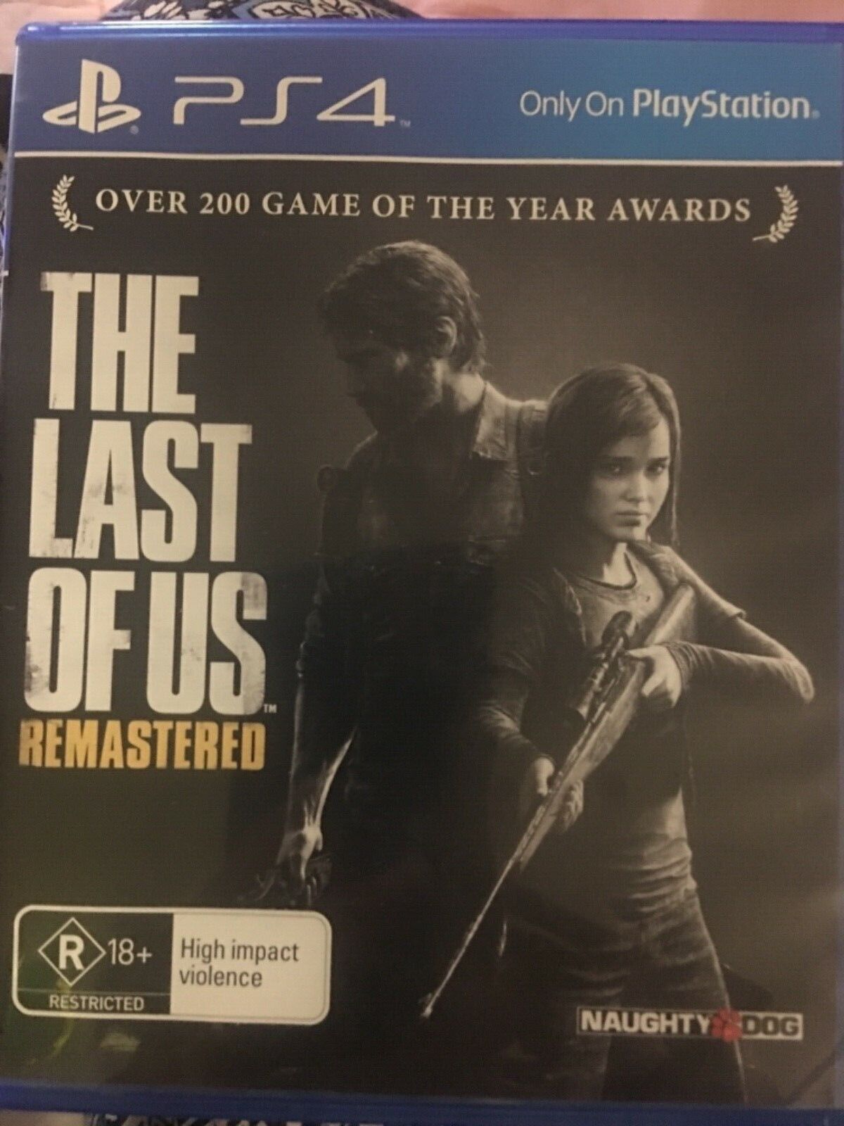 PlayStation 4 Game THE LAST OF US PS4 Remastered 2014 High Impact Violence R18+