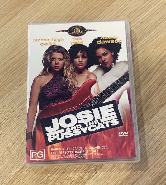 DVD Josie And The Pussycats 2001 Drama Tara Reid Rosario Dawson R 4 Music Band