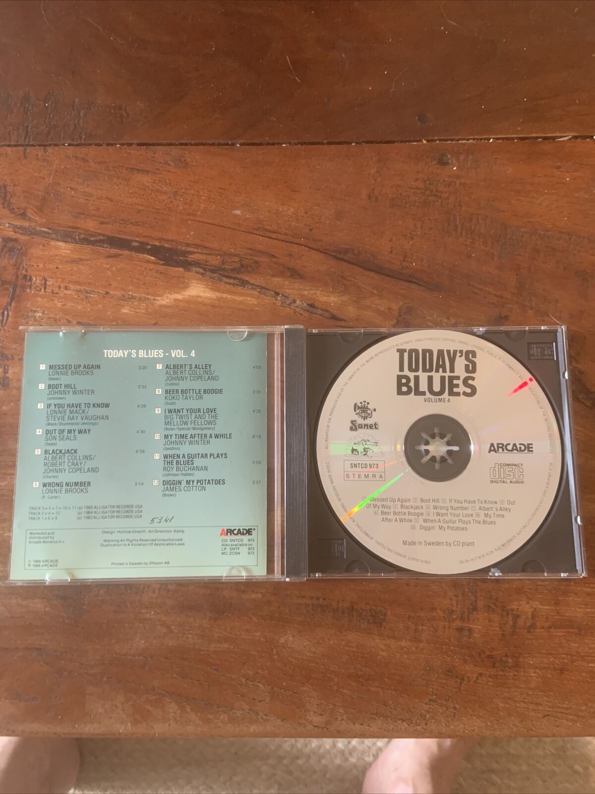 DVD Today's Blues Volume 4  Various Music Album 1986 Robert Cray James Cotton