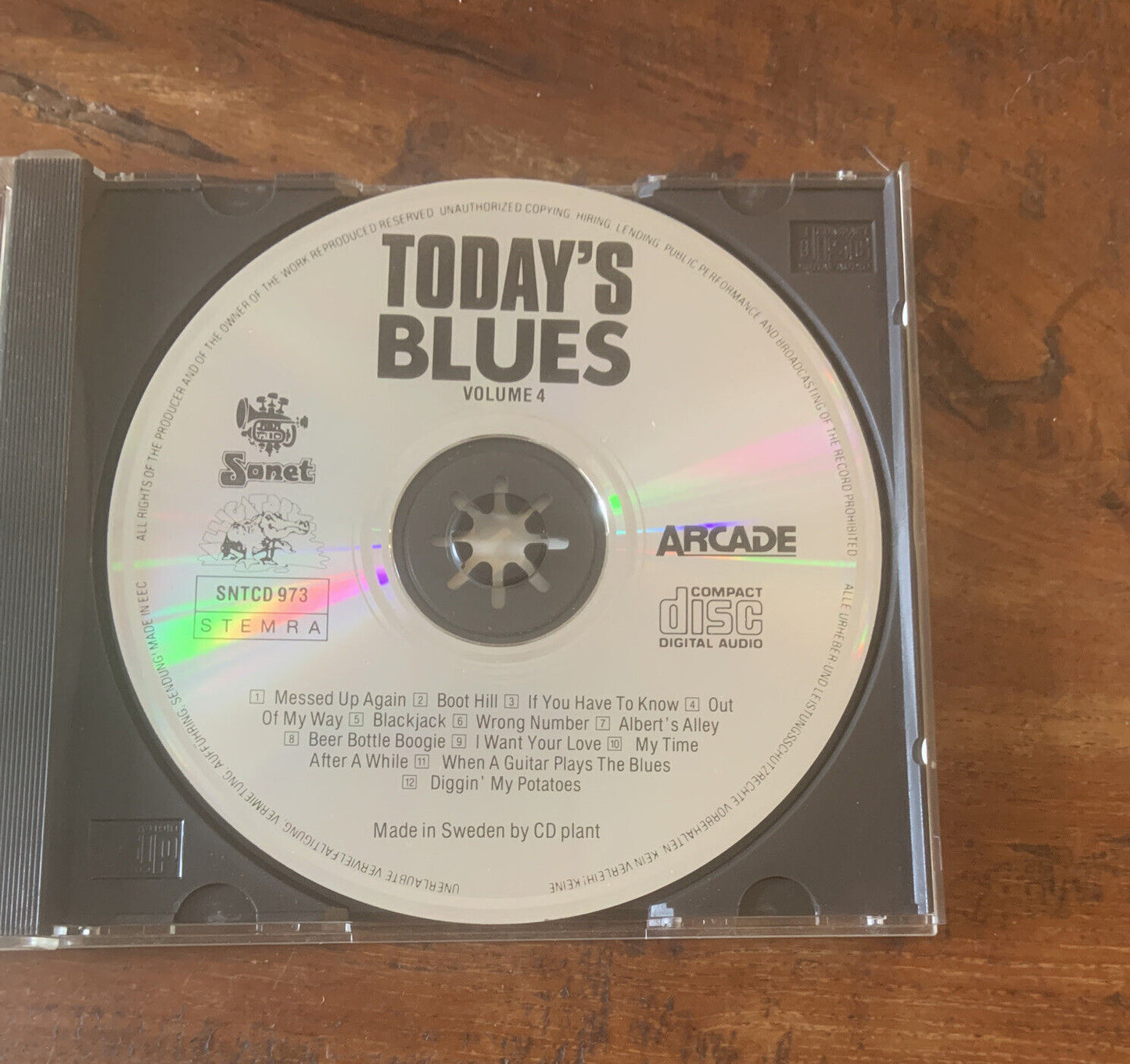 DVD Today's Blues Volume 4  Various Music Album 1986 Robert Cray James Cotton