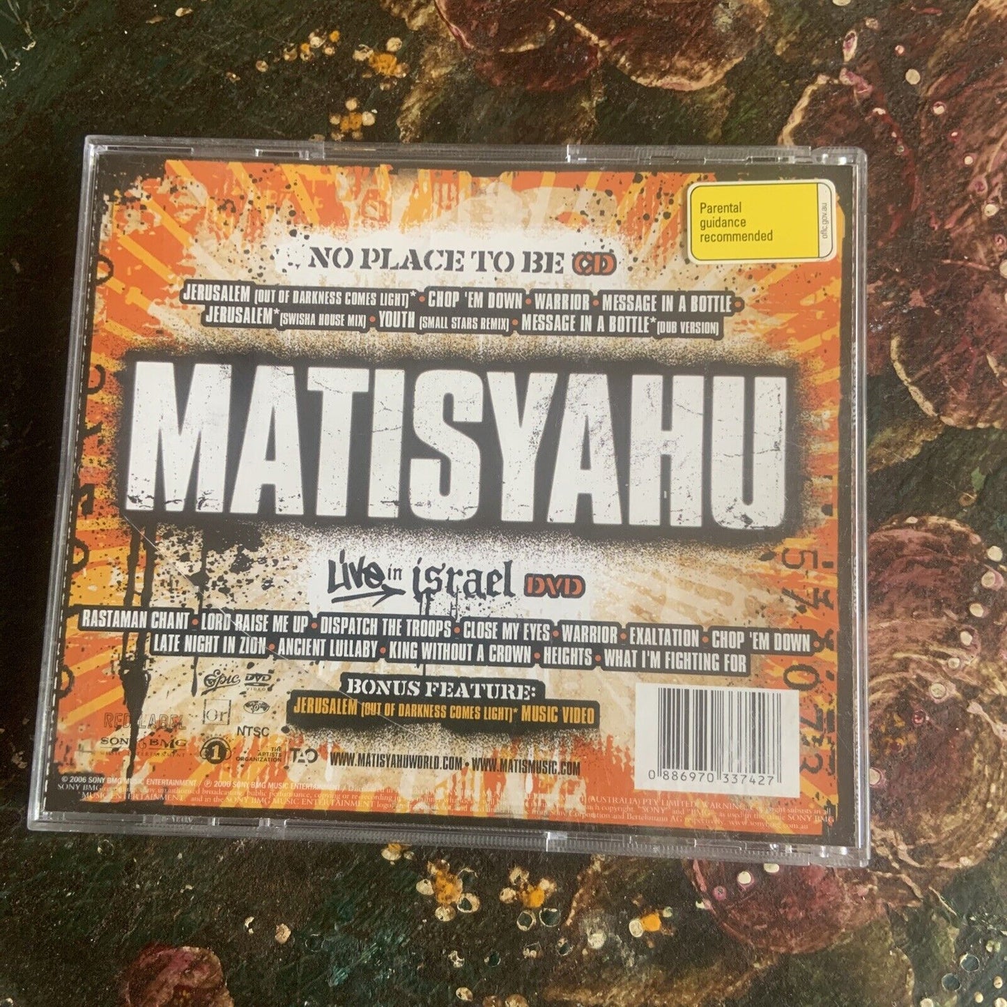CD + DVD MATISYAHU No Place To Be Audio Music 2 Disc Set