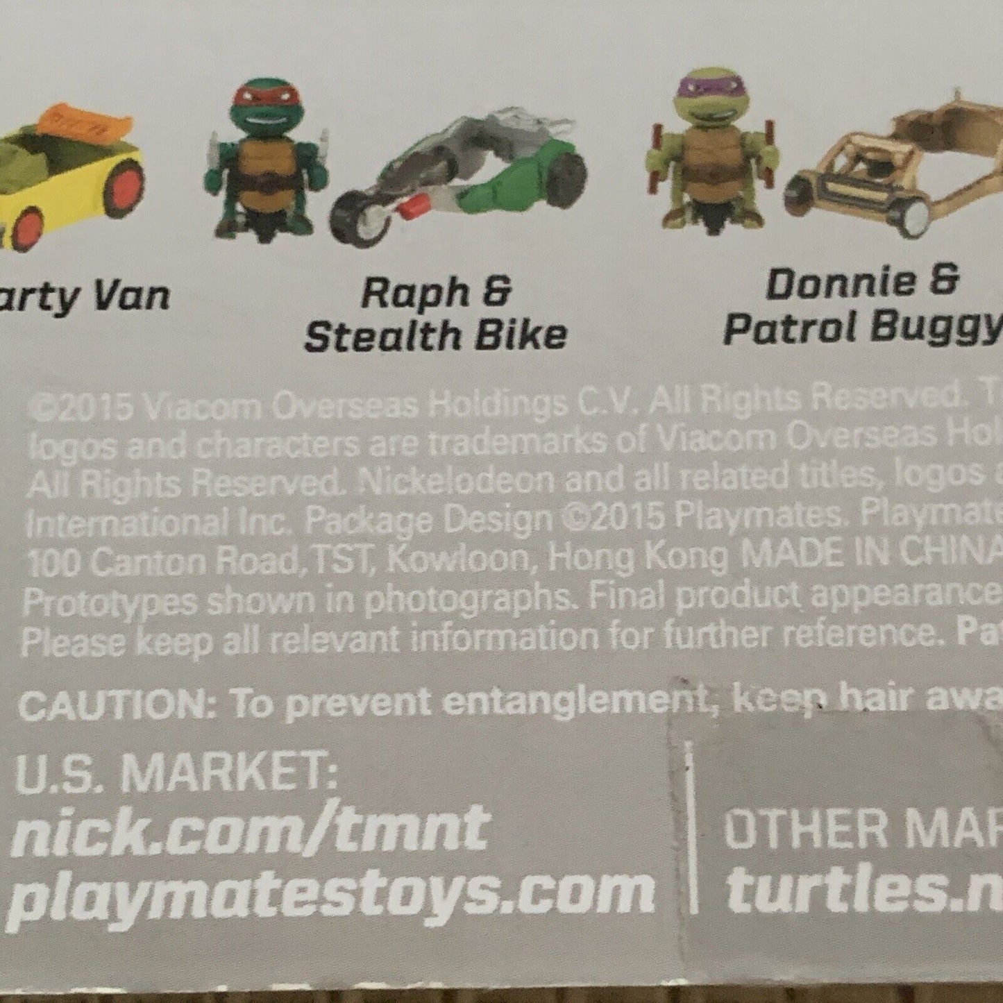Toy T Sprints DASHER DONNIE Ninja Turtles Donatello Rev Sprint Patrol Buggy 2015