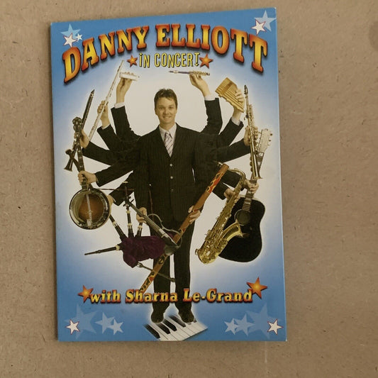 DVD DANNY ELLIOTT In Concert w SHARNA LE-GRAND Signed To Shirley 21 Tracks NEW