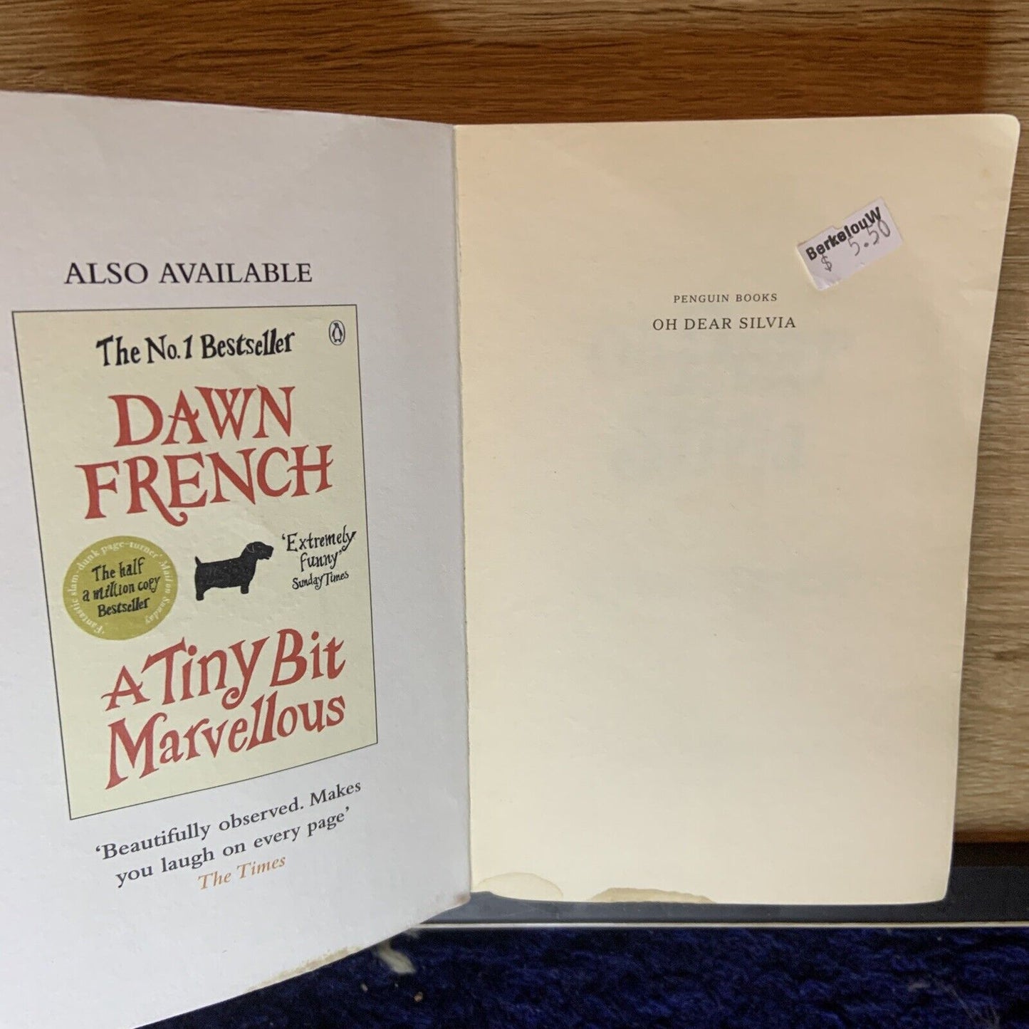 PB OH DEAR SYLVIA by Dawn French Paperback Penguin 2013 Black Comedy Humour Book