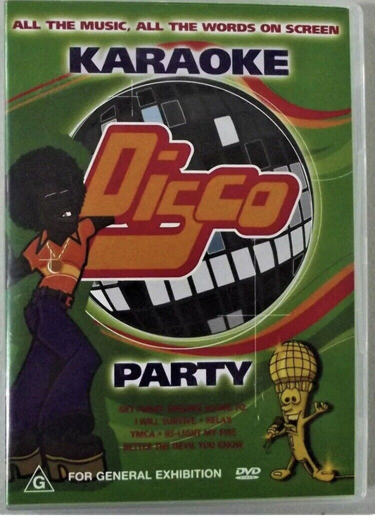 DVD KARAOKE DISCO PARTY Music R All 10 Tracks Unsealed NEW