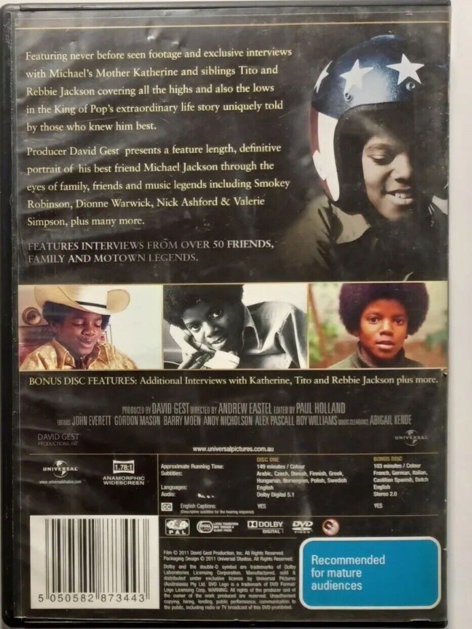 DVD Michael Jackson The Life Of An Icon  R2 4 Sealed Jackson 5 Music NEW