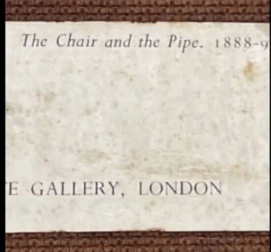 Framed The Chair And The Pipe 1888 Arles Impressionist Painting VINCENT VAN GOGH