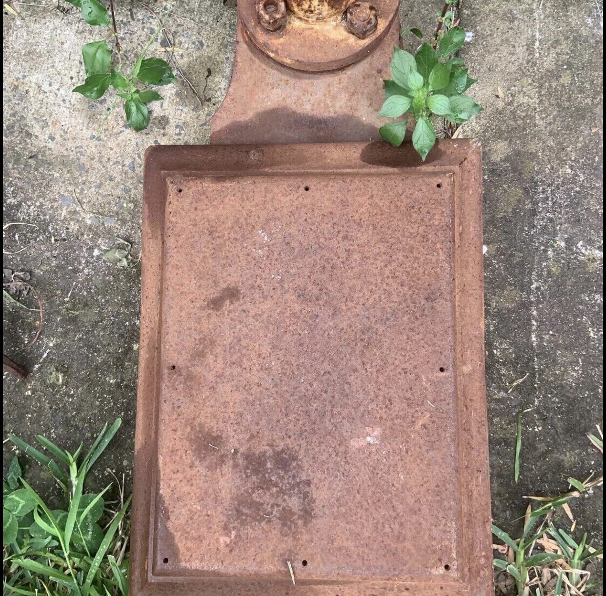 Antique Floor Scales SALTER  Cast Iron Rustic magnificent working Rustic Charm