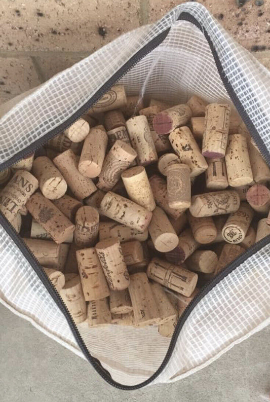 100 X Wine Corks Printed Natural Board Bottle Art Craft Party Fishing Used Clean