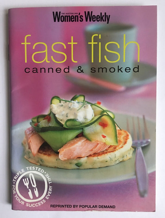 AWW "Fast Fish" Australian Women's Weekly Home Library Susan Tomnay PB Booklet