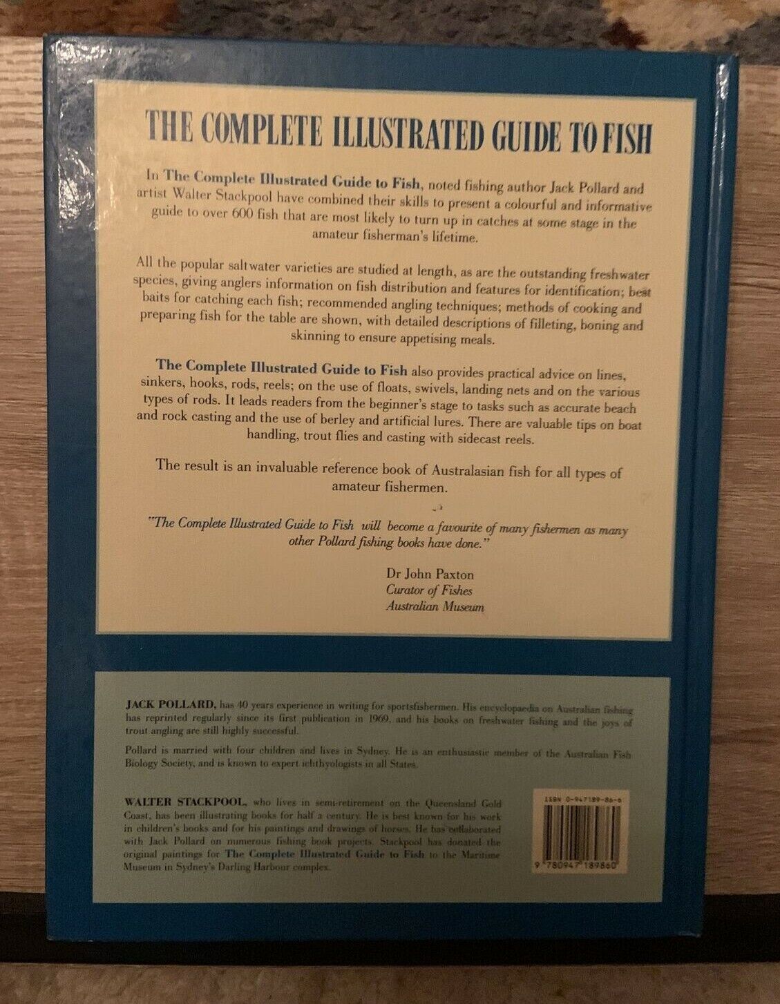 HC Complete Illustrated Guide to Fish Jack Pollard 600+ Australasian Fishing LG