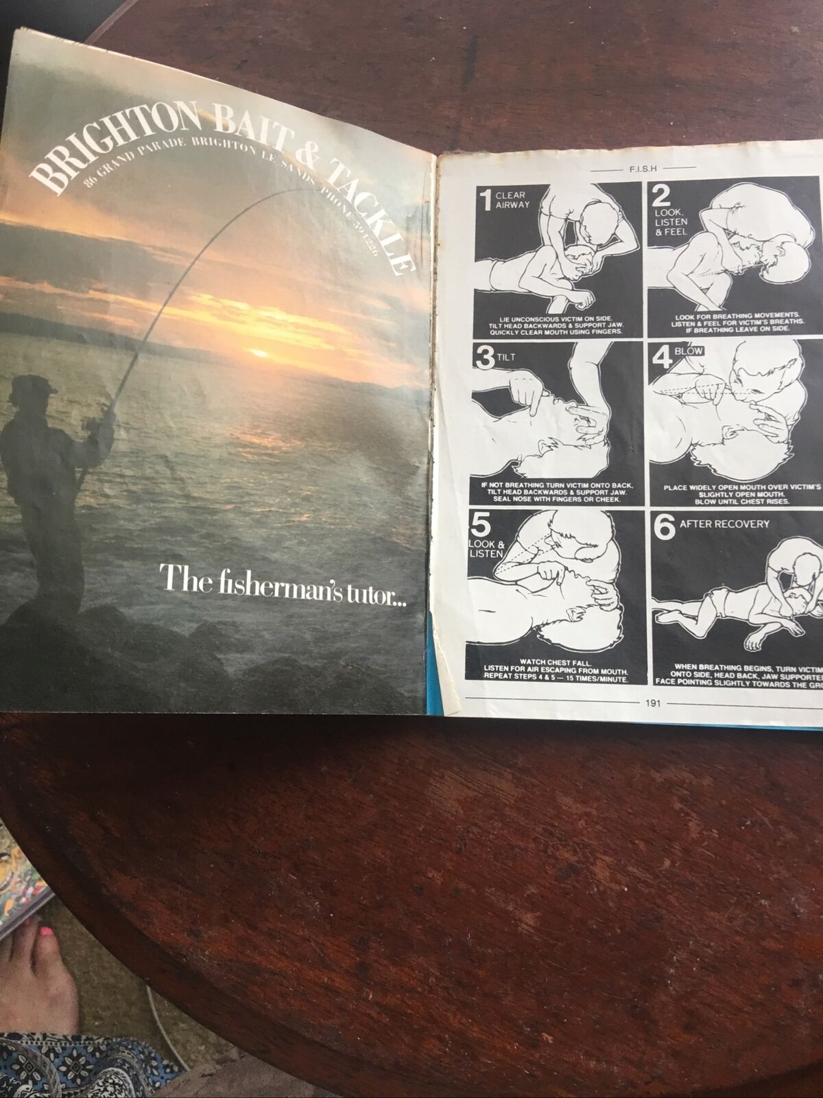 FISH FISHING INFORMATION & SERVICES HANDBOOK NSW FISH TYPES MAPS Recipes 1984-85