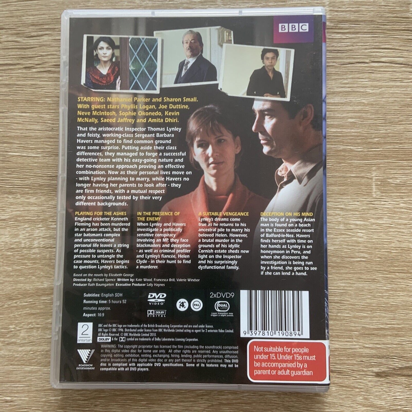 DVD The Inspector Lynley Mysteries Series Two Crime Drama BBC TV Series 2 Disc