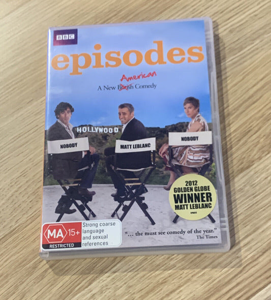 DVD EPISODES Series 1 One Matt LeBlanc Set Comedy BBC Golden Globe 2 Disc Set