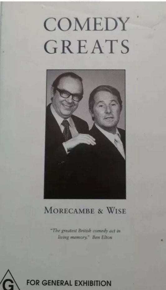 VHS COMEDY GREATS  Morecambe & Wise Video Tape English Humour Duo BBC Vintage TV