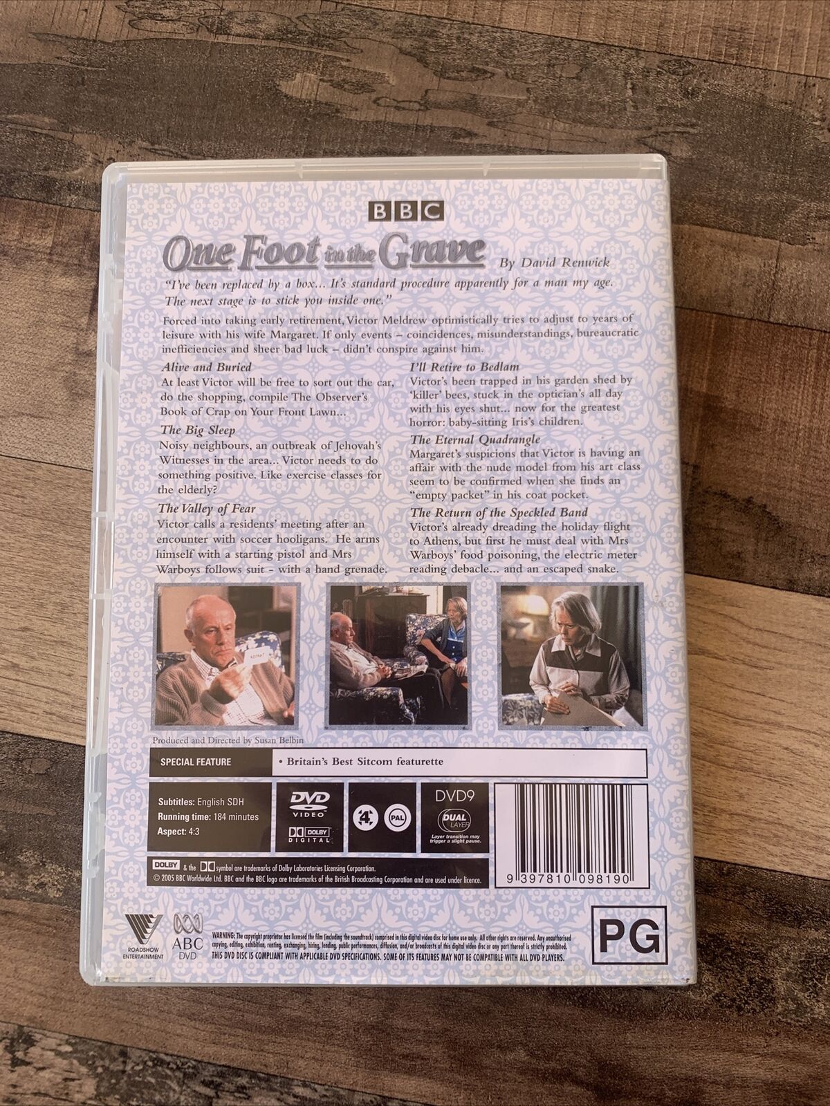 DVD One Foot In The Grave Series 1 BBC Sitcom Comedy Drama Retirement Marriage