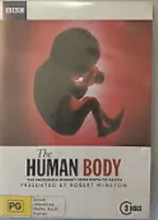 DVD THE HUMAN BODY The Incredible Journey from Birth to Death BBC ABC 3 Disc Set