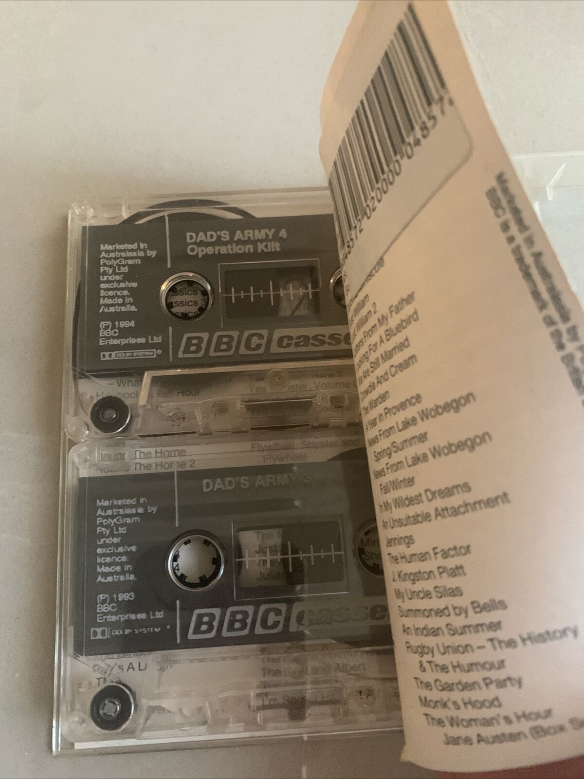 Audio Book DAD'S ARMY 3 BBC Radio Collection COMEDY TALKING 2 Audio Cassette Set